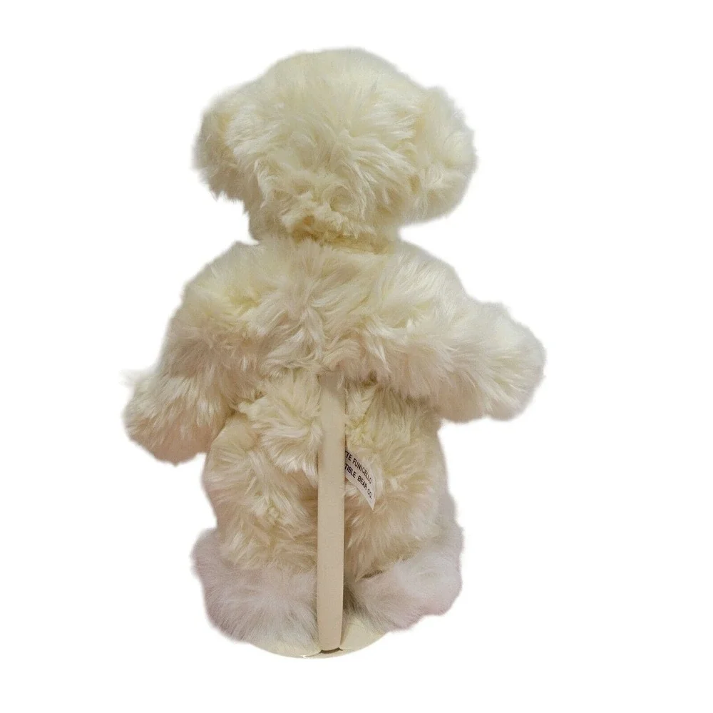 Annette Funicello Jointed White Teddy Bear Bunny Rabbit Slippers Heart Chain 13